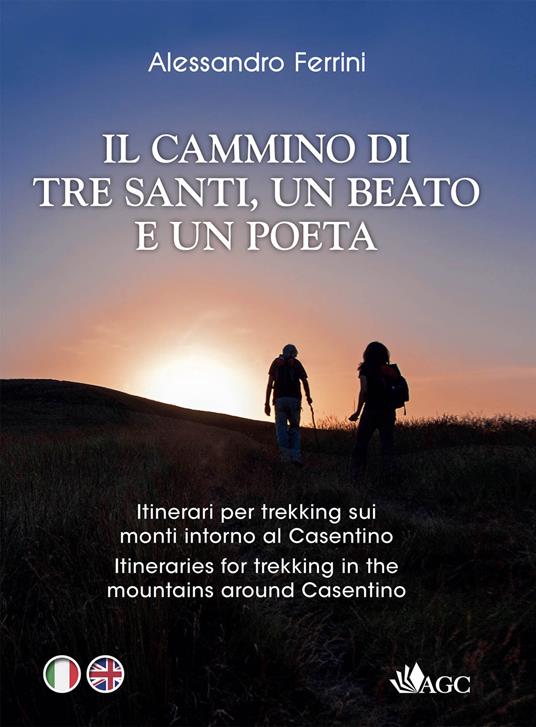 In cammino con tre santi, un beato e un poeta. Itinerari per trekking sui monti intorno al Casentino sulle orme di San Francesco, San Romualdo, San Giovanni Gualberto, Guido Monaco, Dante Alighieri - Alessandro Ferrini - copertina