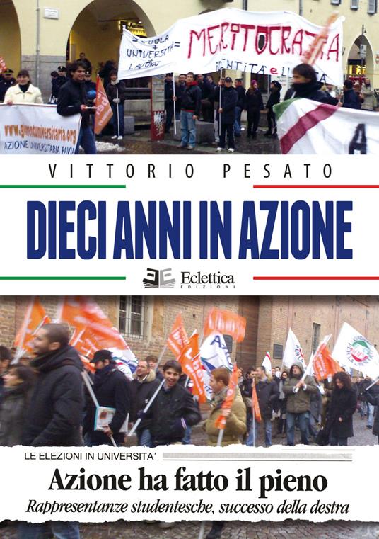 Dieci anni in azione - Vittorio Pesato - copertina