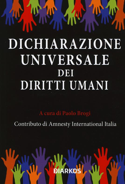 La dichiarazione universale dei diritti umani - copertina
