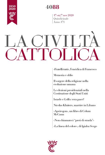 La civiltà cattolica. Quaderni (2020). Vol. 4088 - AA.VV. - ebook