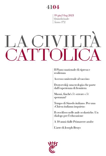 La civiltà cattolica. Quaderni (2021). Vol. 4104 - AA.VV. - ebook