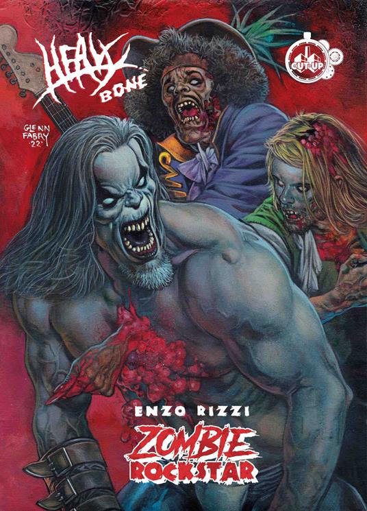 Heavy Bone: Zombie Rockstar - Enzo Rizzi - copertina