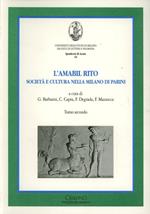 L' amabil rito. Società e cultura nella Milano del Parini