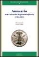 Annuario dell'Università degli studi di Pavia (1985-2003). Con CD-ROM - copertina