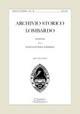 Archivio storico lombardo. Giornale della Società storica lombarda (2005). Vol. 11 - copertina