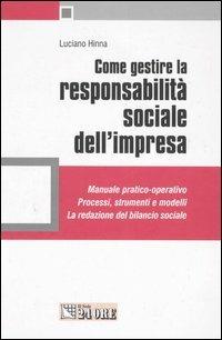  Come gestire la responsabilità sociale dell'impresa -  Luciano Hinna - copertina