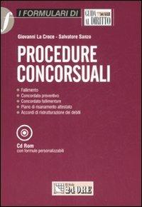 Procedure concorsuali. Con CD-ROM - Giovanni La Croce,Salvatore Sanzo - copertina