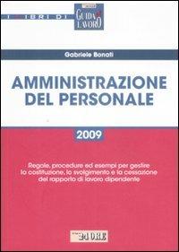 Amministrazione del personale - Gabriele Bonati - copertina