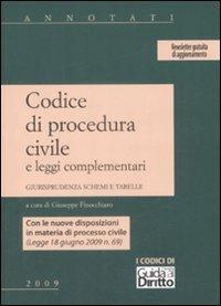 Codice di procedura civile e leggi complementari. Giurisprudenza, schemi e tabelle - copertina