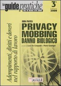 Guida pratica privacy, mobbing, danno biologico - copertina