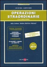 Operazioni straordinarie - Leo De Rosa,Alberto Russo,Michele Iori - copertina