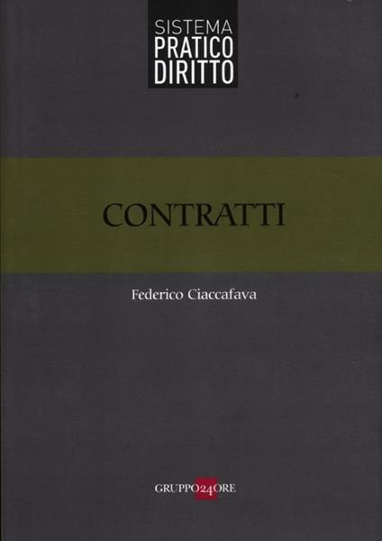 Contratti - Federico Ciaccafava - copertina