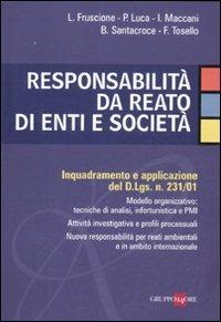Responsabilità da reato di enti e società - copertina