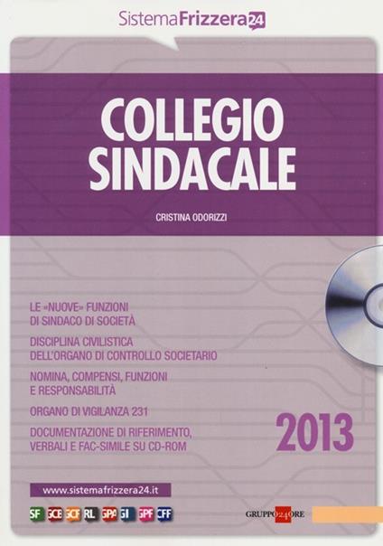 Collegio sindacale. Con CD-ROM - Cristina Odorizzi - copertina