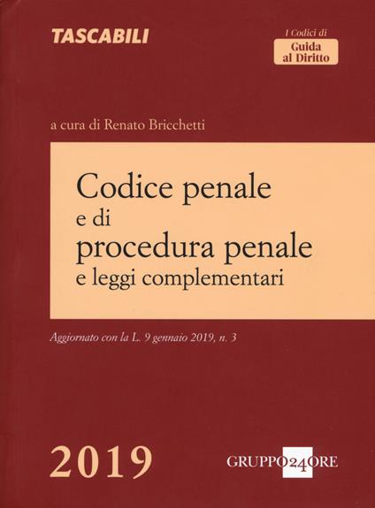 Codice penale e di procedura penale e leggi complementari - copertina