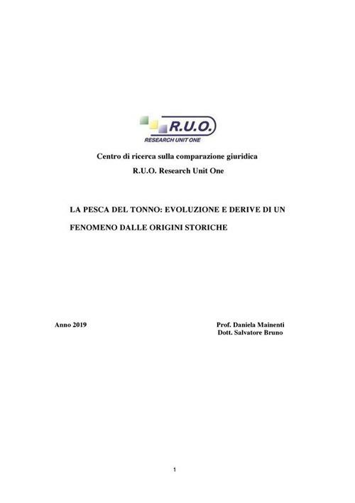 La pesca del tonno: evoluzione e derive di un fenomeno dalle origini storiche - AA.VV. - ebook