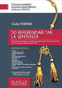 50 referendari TAR. La sentenza - Giulia Ferrari - copertina