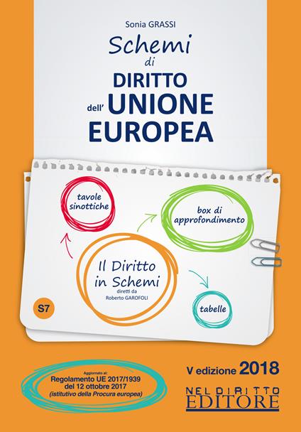 Schemi di diritto dell'Unione Europea - copertina