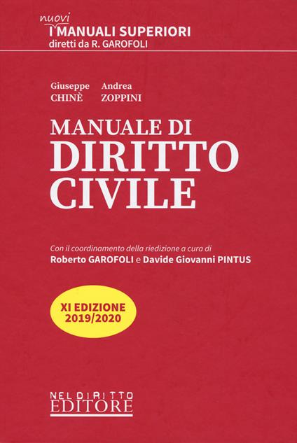 Manuale di diritto civile - Giuseppe Chiné,Andrea Zoppini - copertina