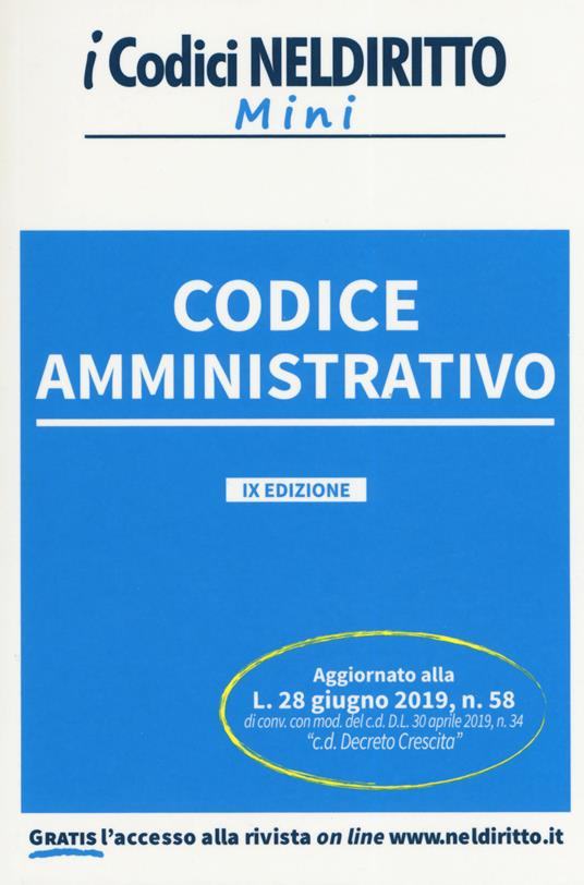 Codice amministrativo - Cristiana Apostolo - copertina