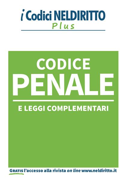 Codice penale e leggi complementari - copertina