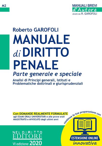 Manuale di diritto penale. Parte generale e speciale. Con Contenuto digitale per accesso online - Roberto Garofoli - copertina