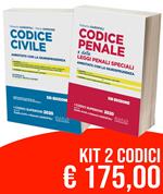 Kit Codici Esame Avvocato 2020: Codice civile-Codice penale annotati con la giurisprudenza