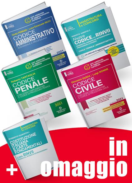 Kit 4 Codici. Codice civile-Codice penale-Codice amministrativo-Codice dei rinvii - Roberto Garofoli - copertina