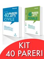 Kit Scritti avvocato 40 Pareri e Atti di Diritto Civile per l'esame scritto di avvocato 2021/2022-40 pareri e atti. Penale
