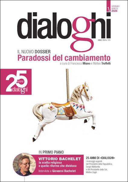 Dialoghi (2026). Vol. 1: Paradossi del cambiamento - copertina