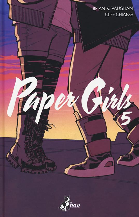 Paper girls. Vol. 5 - Brian K. Vaughan,Cliff Chiang - copertina