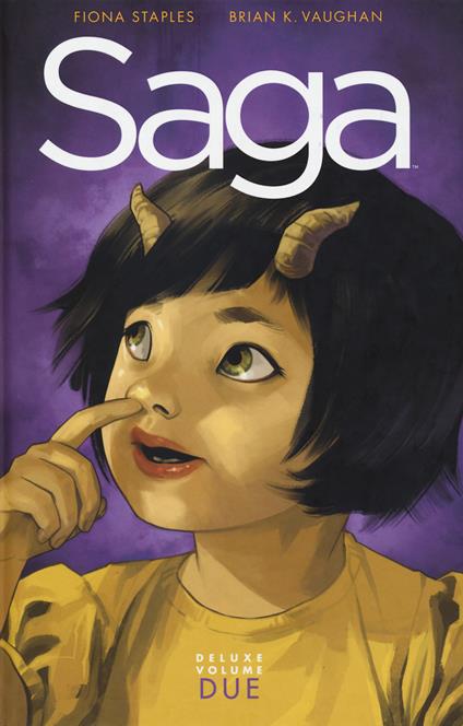 Saga deluxe. Vol. 2 - Brian K. Vaughan,Fiona Staples - copertina