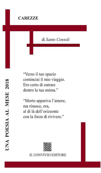 Carezze - Santo Consoli - copertina