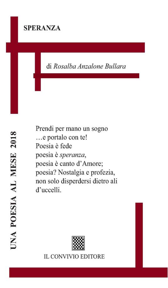 Speranza - Rosalba Anzalone Bullara - copertina