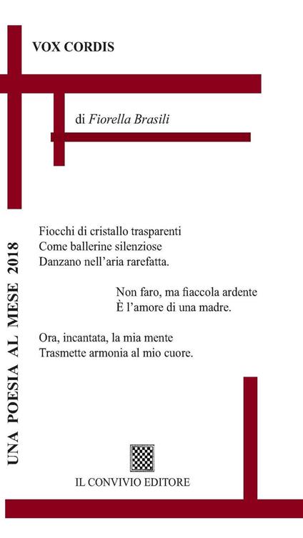 Vox cordis - Fiorella Brasili - copertina