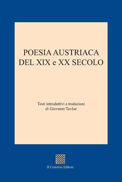Poesia austriaca del XIX e XX secolo - copertina