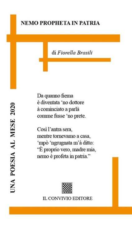 Nemo propheta in patria - Fiorella Brasili - copertina