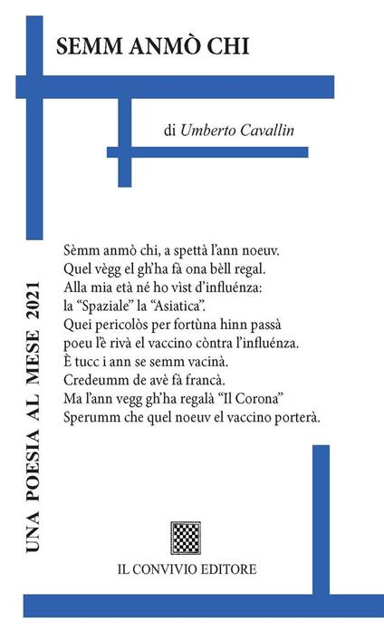 Semm anmò chi - Umberto Cavallin - copertina
