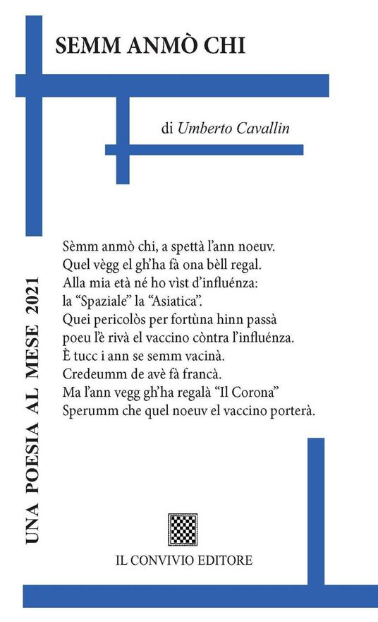 Semm anmò chi - Umberto Cavallin - copertina