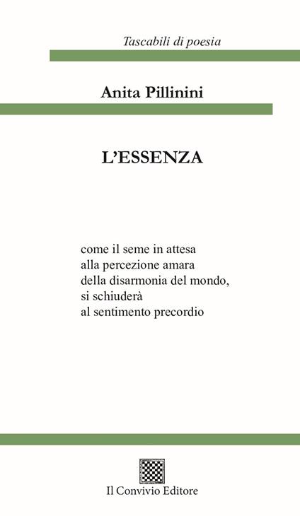L'essenza - Anita Pillinini - copertina