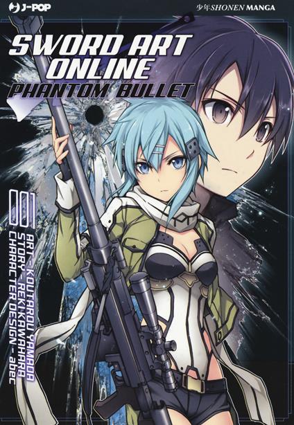 Sword art online. Phantom bullet. Vol. 1 - Reki Kawahara,Abec - copertina