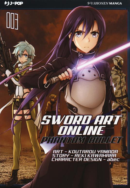 Sword art online. Phantom bullet. Vol. 3 - Reki Kawahara,Abec - copertina