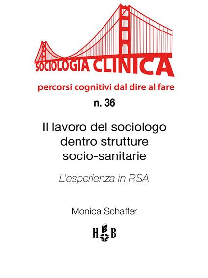 Il lavoro del sociologo dentro strutture socio-sanitarie - L'esperienza in RSA - Monica Schaffer - ebook