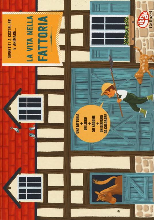 La vita nella fattoria. Teatrino in valigia. Ediz. a colori. Con Prodotti vari - Madeleine Brunelet - copertina