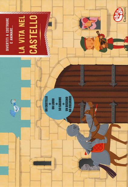 La vita nel castello. Teatrino in valigia. Ediz. a colori. Con Prodotti vari - Madeleine Brunelet - copertina