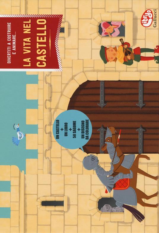 La vita nel castello. Teatrino in valigia. Ediz. a colori. Con Prodotti vari - Madeleine Brunelet - copertina