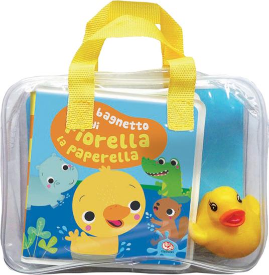 Il bagnetto di Fiorella la paperella. Impermealibri. Ediz. a colori. Con pupazzetto - Sigrid Martínez - copertina