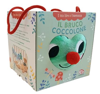 Il bruco coccolone. Il mio libro a fisarmonica. Ediz. a colori - copertina