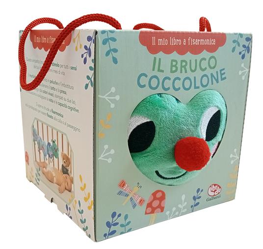 Il bruco coccolone. Il mio libro a fisarmonica. Ediz. a colori - copertina