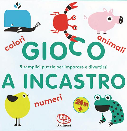 Colori numeri e animali. Gioco a incastro. Ediz. illustrata. Con Gioco - copertina